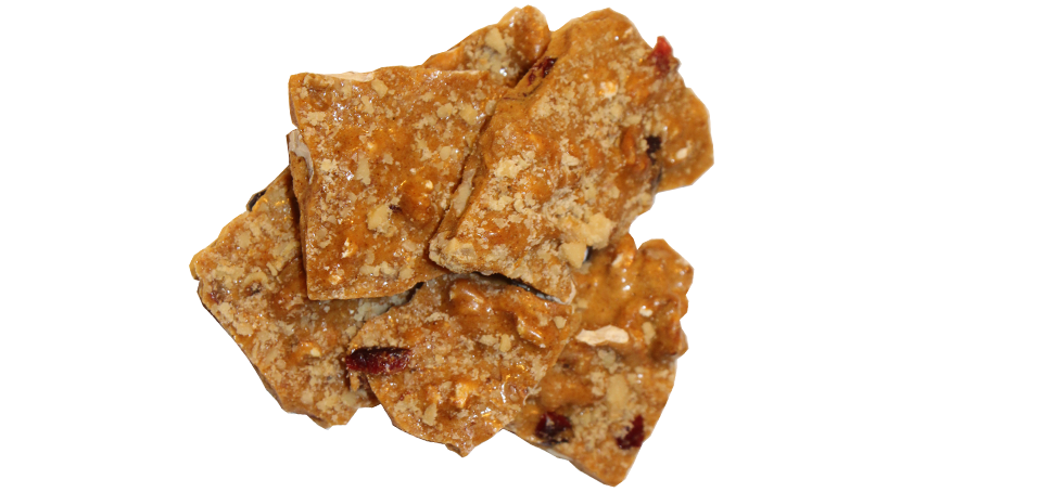 Cranberry Cinnamon Walnut Brittle