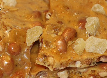 Pineapple Ghost Pepper Peanut Brittle